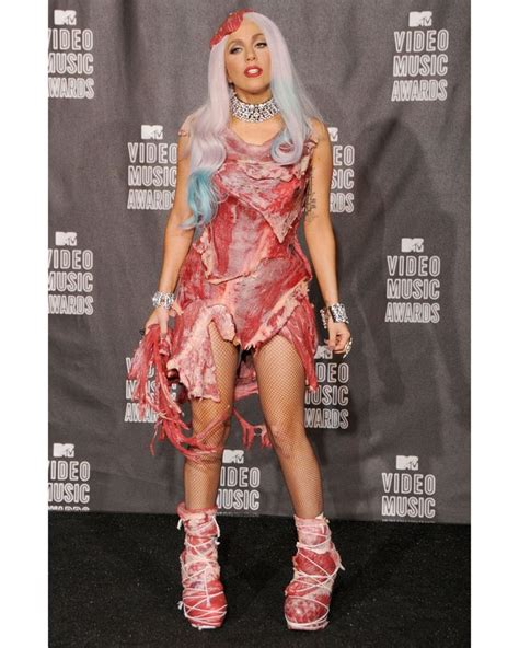 lady gaga meat dress 2021.